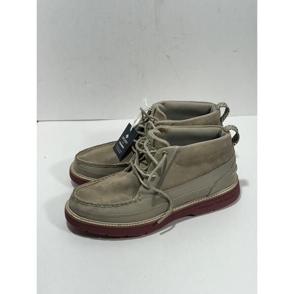 Sperry Men Authentic Plushwave Birch Lug‎ Chukka Boots STS24469 Tan Beige Sz 9.5 main image 5